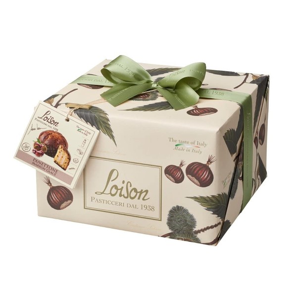 Loison Marron Glace (Candied Chestnut) Panettone Top of the Line Barocco