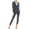 Marycrafts Women's Business Blazer Pant Suit Set for Work 12