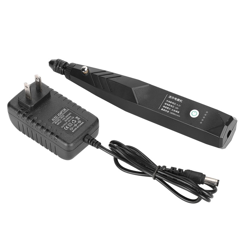 Electric Grinder Small Handheld Grinding Machine Carving Tool Black