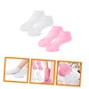 ORFOFE 2pairs Dry Cracked Foot Relief Moisturizing Socks Spa Use