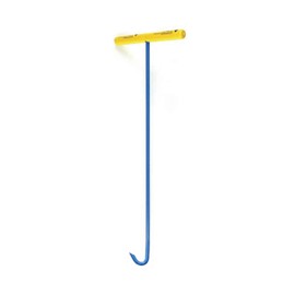 T&T Tools Handy Hook Lifting Tool – 30 Inch Pump Hook End Made with 3/8" Steel - Heavy Duty Lifting Hooks, Lift Manhole Covers, Storm Drain Cover Rigid Steel Tool Hook for Moving Lifting and Pulling