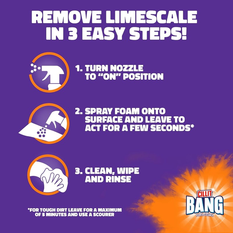 Cillit Bang Power Spray Limescale and Shine 750 ml (Pack
