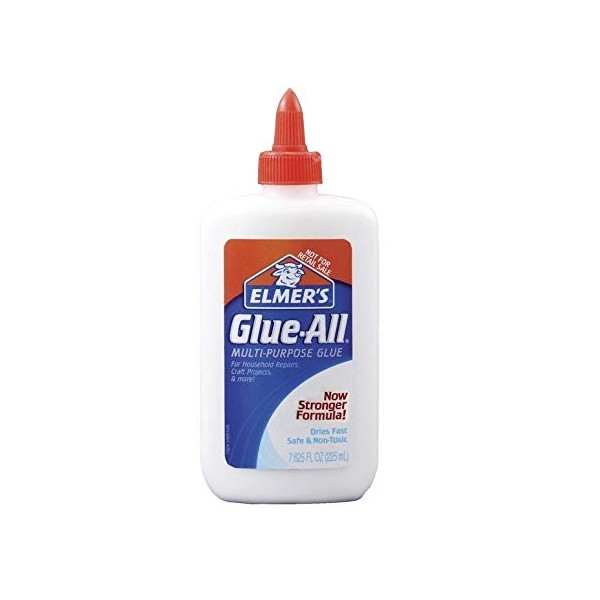Elmer's Glue-All Multi-Purpose Glue, 7.625 Ounces, White (E1324) - 2 Pack