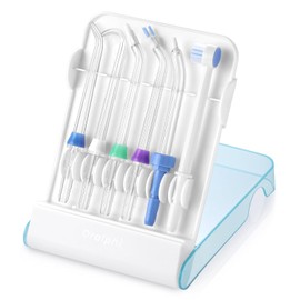 Puntas de repuesto para Waterpik, cabezales de repuesto para irrigador bucal Waterpik (paquete de 6 puntas diferentes y estuche de almacenamiento)
