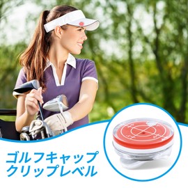 nalaina Golf Marker, Level, Magnetic Level, Level, Inclinometer, Hat Clip, Golf Putting, Small, Round, Inclination, Measuring, Fashionable, Golf Equipment, Practice Putter, Father's Day, Respect for