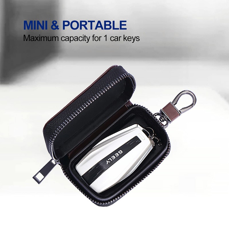 FOXNSK 2Pcs Upgraded Car Key Case, Faraday Cage Car Key