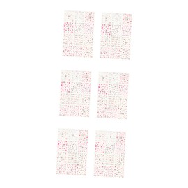 Healeved 6sheets Floral Nail Art Stickers for Girls Nail Decals for Everyday and Special Occasions Easy to Apply