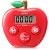 dretec T-534RD Apple Timer, Digital, 99 Minutes, 59 Seconds (Antibacterial
