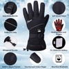Telguua Heated Gloves Men Women Touchscreen Heated Gloves Warm Motorcycle