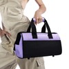 ACOSEA Purple Tool Bag,13 Inch Wide Mouth Open Tool Organizer
