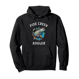 Pine Creek Angler Pennsylvania Trout Fishing Brookie Native Pullover Hoodie