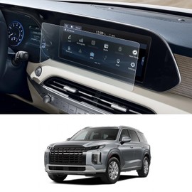 Yabingbos Screen Protector for Hyunda-i Palisade 2021 2022 2023 2024 2025 12.3-lnch Touch Screen Accessories with 9H Tempered Glass(Anti-Scratch), Anti-Fingerprint, Full Cover