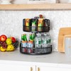 Mind Reader 2-Tier Snack Carousel, Countertop Organizer, Snack Tray, Breakroom,