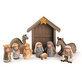 Blossom Bucket 228-13557 Nativity Tabletop Scene, Set of 10