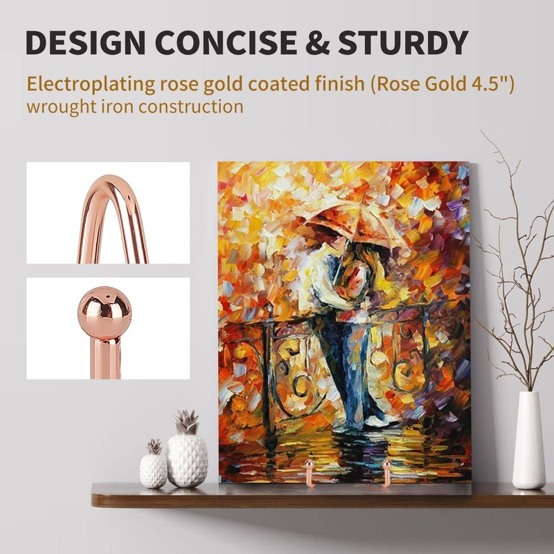 3 Pack Plate Stands for Display, 4.5 Inch Picture Stand