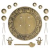 Hardware Philosophy Brass Blessings for Long Life Cabinet Face Plate