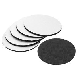 PATIKIL Sublimation Coaster Blanks, 24 Pieces 4 Inch Round Blank Coasters for Thermal Sublimation DIY Crafts, White