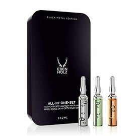 EBENHOLZ skincare Mens Spa - All In One Set - All-Round Optimisation Active Ingredient Ampoules, 804, Black, 3 x 2 ml