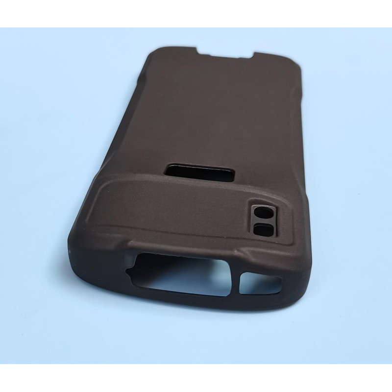 SCDIYEER Protective Case for Zebra TC22/TC27 Scanner, Rugged Black Rubber