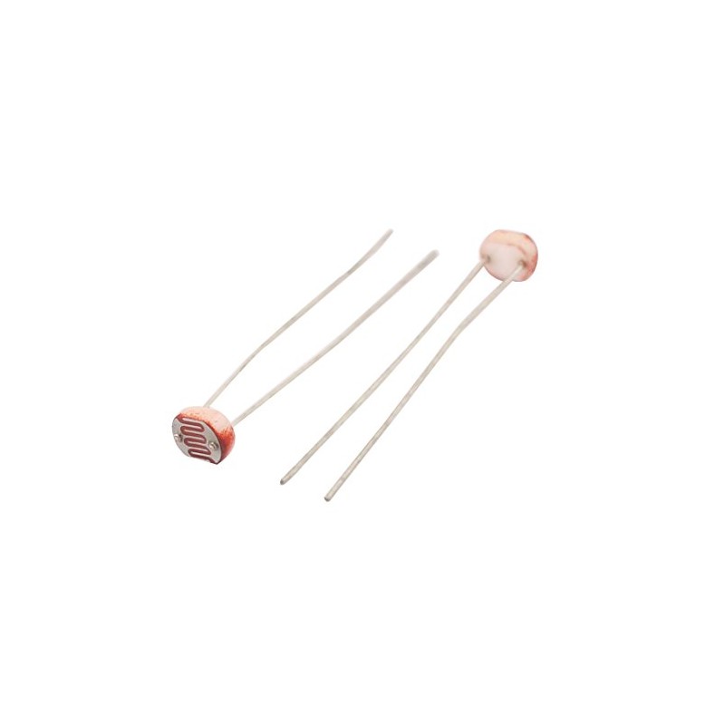 uxcell 4Pcs 5549 Photoresistor LDR CDS 5mm Light-Dependent Resistor Sensor