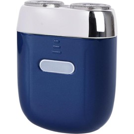 Mini Electric Shaver - Type C Fast Charge Portable Small Shavers for Men, Dual Head Pocket Shaver Washable Travel Electric Razor, Powerful Wet and Dry Mini Razor, Easy One Button Use (Blue) - Colour: Green