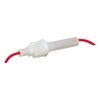 Narva in-Line Glass Fuse Holder with 10 Amp Fuse, White/Red