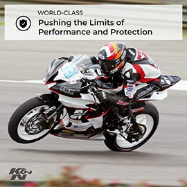 K&N YA-6006 Filtro de Aire de Repuesto de Alto Rendimiento para Yamaha R6 2006-07, Negro