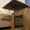 HAKZEON 2 PCS 9.52 Inch Lift Up Top Coffee Table