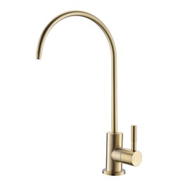 Havin Drinking Water Faucet, Stainless Steel Material, Water Filter Faucet for Non Air Gap, Reverse Osmosis Faucet,RO Faucet, Beverage Faucet, Brushed Gold Color