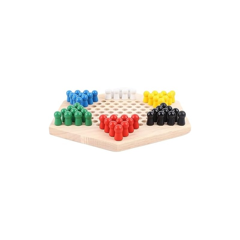 Juego de Damas, Tablero Hexagonal de para ni os (Exclusivo