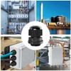 AIRIC 3/4" NPT Cable Glands Nylon PA66, IP68 Waterproof Adjustable