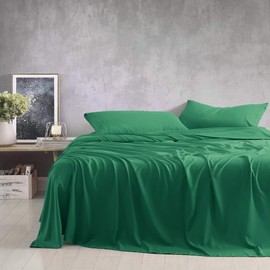 Cosmic Comfort Birthstone Super Soft Sheets Collection, Twin, Emerald (May)