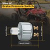 M MATI Brake Pressure Switch Stoplight Switch for Polaris Ranger