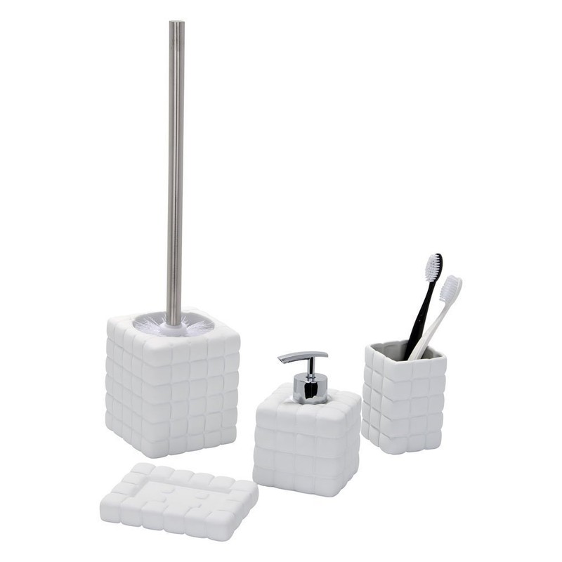 Wenko 20167100 Soap Dish Cube White