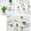 HannaFires 12PCS Decorative Refrigerator Magnets Set - Creative Cactus Fridge