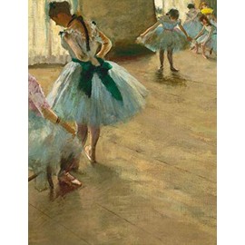 Edgar Degas Sketchbook #6: The Dance Lesson Edgar Degas Sketchbooks For Artists Adults and Kids to Draw in 8.5x11" 100 blank pages - Cool Artist Gifts