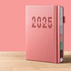 2025 Planner 5.6'' x 8.3'', A5 Size Hardcover Calendar Planner,