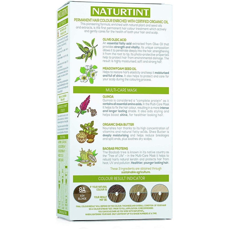 (2 Pack) - Naturtint - Hair Dye - 8A Ash