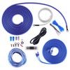 Skar Audio 4 Gauge OFC Complete Amplifier Installation Wiring Kit,