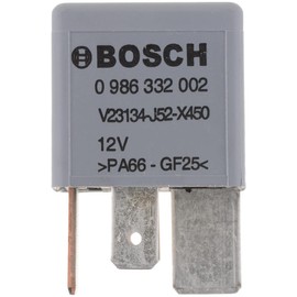 BOSCH 0986332002 Normal Open Mini Relay - 4 Pins, 12 V, 70 A - Single