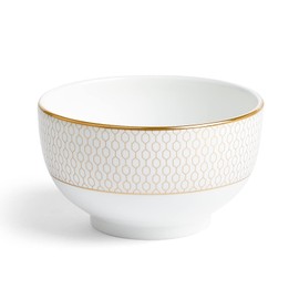 Wedgwood 1066960 Geo Gold Bowl Plate, Approx. 4.3 inches (11 cm), Wedding Gift, Gift