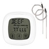 Touch Screen Digital Barbecue Thermometer with Timing Function Kitchen Cooking