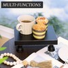 EOSAHR Modern Pedestal Stand for Kitchen Decor : Decorative Wood