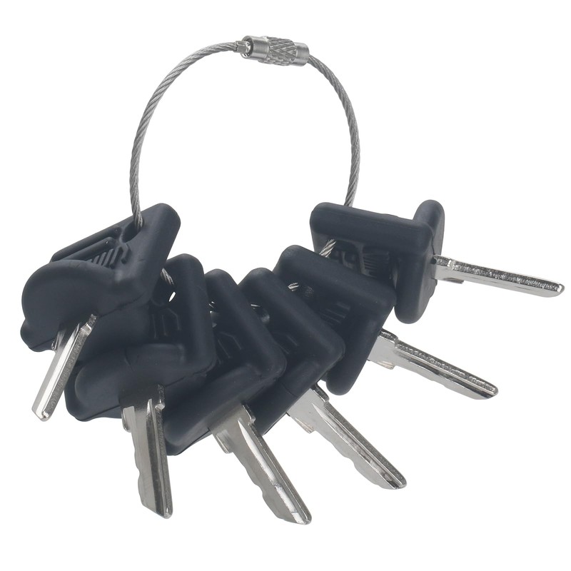 GAOHOU 6Pcs Forklift Ignition Keys Crown Ignition Key for Part