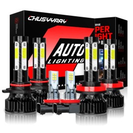 CHUSYYRAY For Honda CR-V CRV 2015-2020 6000K LED Headlight Hi Low Beam Fog Light Bulb Kits
