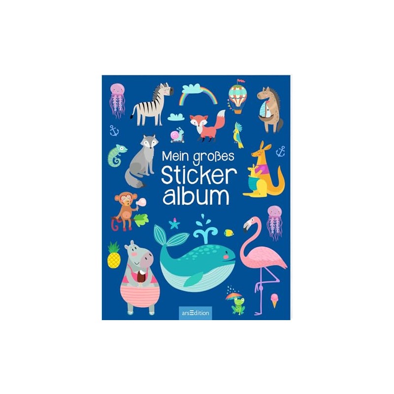 Mein großes Stickeralbum – Tiere