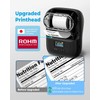 Phomemo M110 Label Printer, 3 Label Rolls Set, Upgraded Label