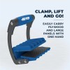 Heavy-Duty Panel Carrier, Ergonomic Grip, Auto Clips Thick Panels, Carry