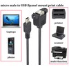 HCFeng Mini USB Printer Cable, Mini USB Male to USB
