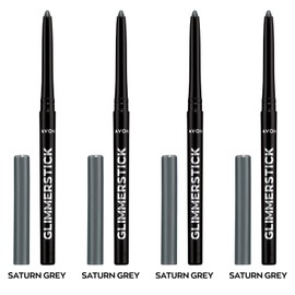 Avon NEW Avon Glimmerstick Retractable Eyeliner - Saturn Grey 0.28 g / SET OF 4
